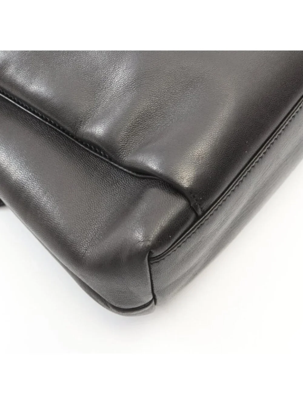 Chanel Tote CC Logo Black Lambskin Shoulder